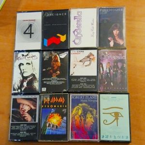 80's cassette tape lot